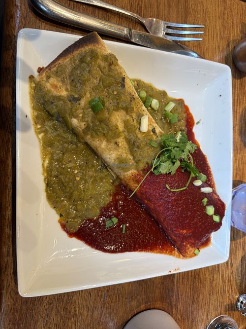 at Cafe Pasqual's in Santa Fe