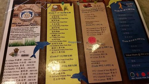menu at Love Boat Cafe in Kampar