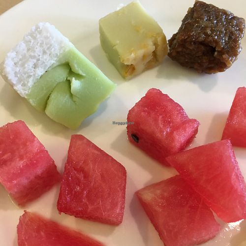 kuih and watermelon  at Sky Hotel Kota Kinabalu - Green Table in Kota Kinabalu