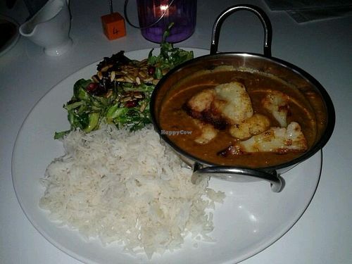 Cauliflower Rendang at Painted Elephant in Newcastle Upon Tyne