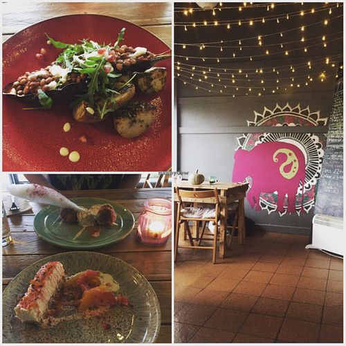 dining at the painted elephant  at Painted Elephant in Newcastle Upon Tyne