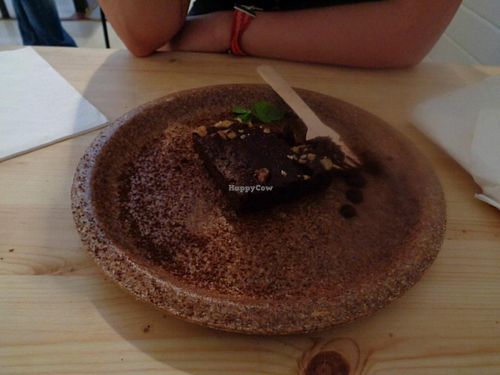 chocolate brownie  at Coca Sova in Dublin