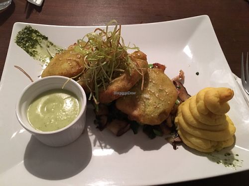 vegan schnitzel at Coca Sova in Dublin