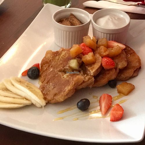 Guilt free pancakes  at Coca Sova in Dublin