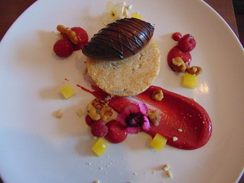 Chocolate avocado mousse (dinner menu) at Coca Sova in Dublin