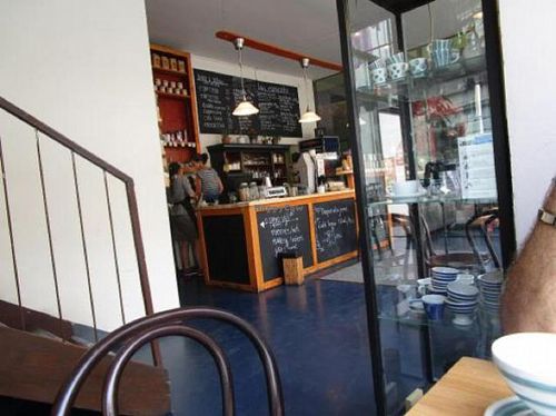 1.floor at Mamacoffee in Prague