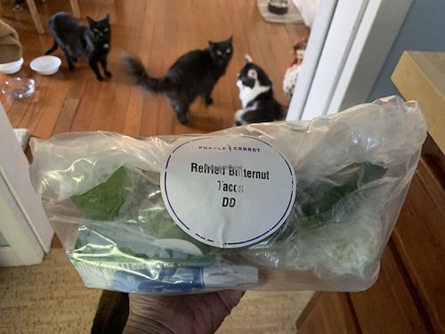 How the meals are presented 👩🏼‍🍳  at The Purple Carrot in Needham Heights