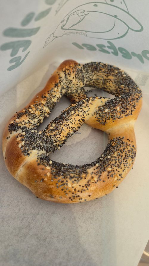 Vegan pretzel at Guilty Pretzel  in Utrecht