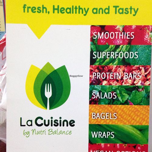 flyer at La Cuisine in Cozumel