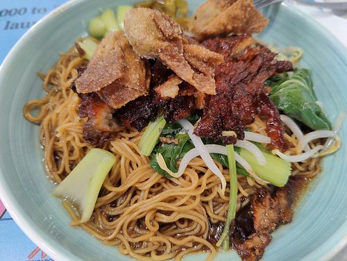 wanton noodles  at Onn Vegetarian 安顺素食 in Central Singapore