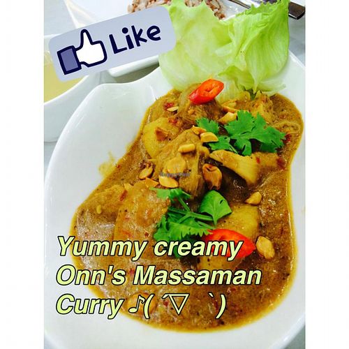 Creamy Massaman Curry at Onn Vegetarian 安顺素食 in Central Singapore
