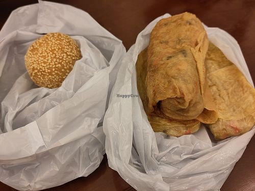 Not Sure what it is at Lucky Star Vegetarian in Kowloon