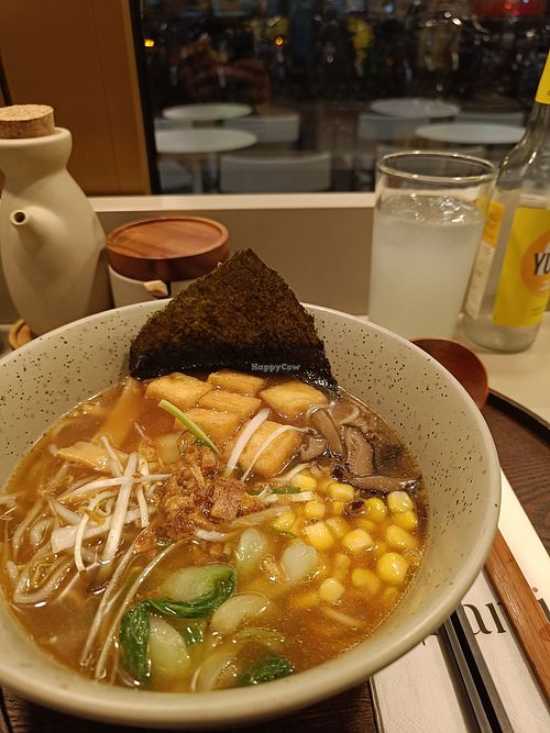 Miso vegan ramen at nami. in Utrecht