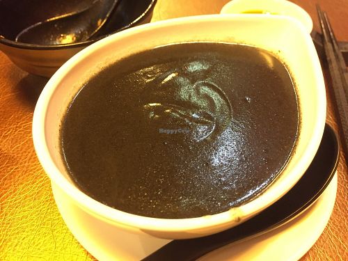Black Sesame Sweet Soup at Veggie Family 素食一家 in Kowloon