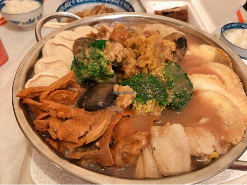 Vegan Poon Choi at Veggie Family 素食一家 in Kowloon