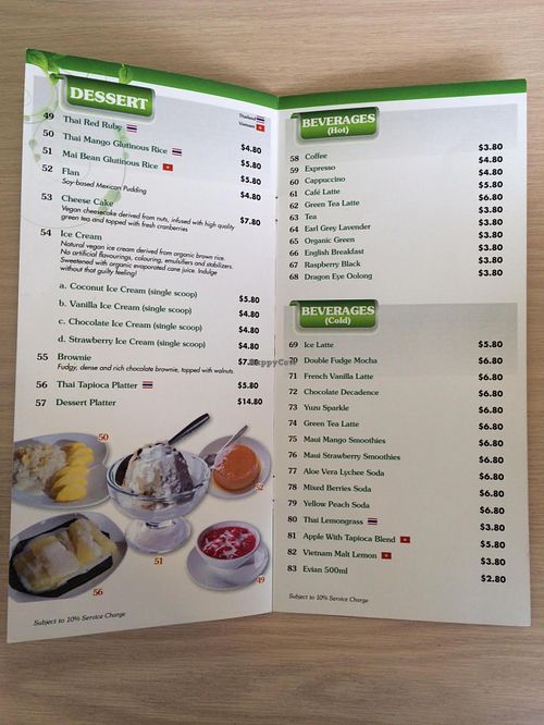 I hope you saved room for dessert!  They also have an eclectic mix of drinks to choose from. at Clover 8 in East Singapore