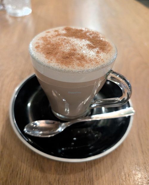 Chai latte with almond milk at Lucy Blu in Greyton