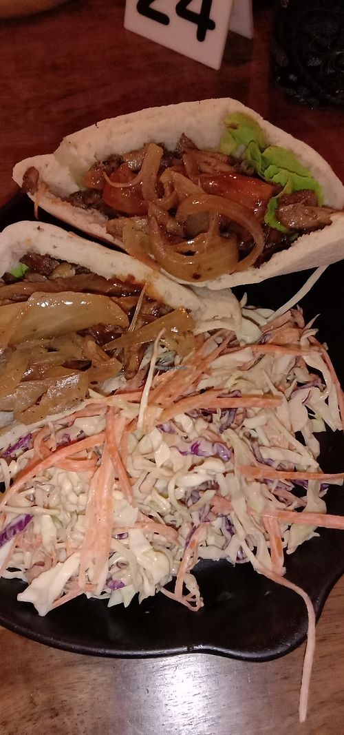 Mushroom pita pocket at Eat.Co in Koh Phangan