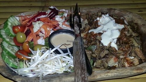 mushroom kebab at Eat.Co in Koh Phangan