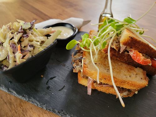 Jackfruit tuna melt #Veganuary at Eat.Co in Koh Phangan