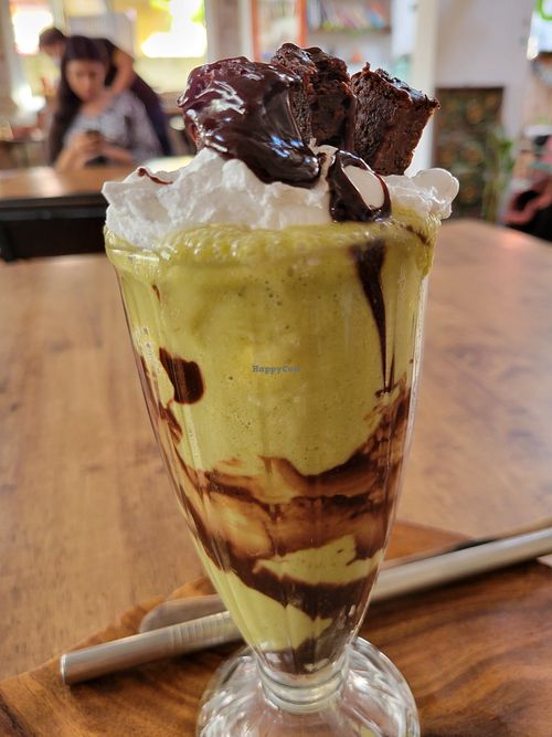 Matcha frappuccino #Veganuary at Eat.Co in Koh Phangan