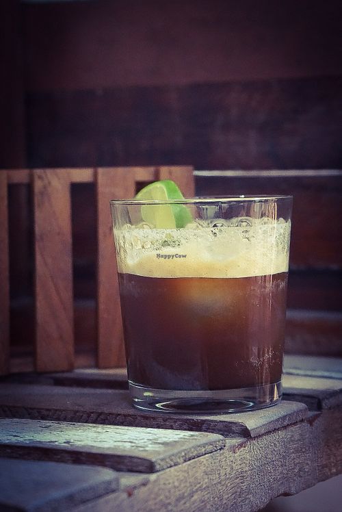 Signature coffee #Veganuary at Eat.Co in Koh Phangan