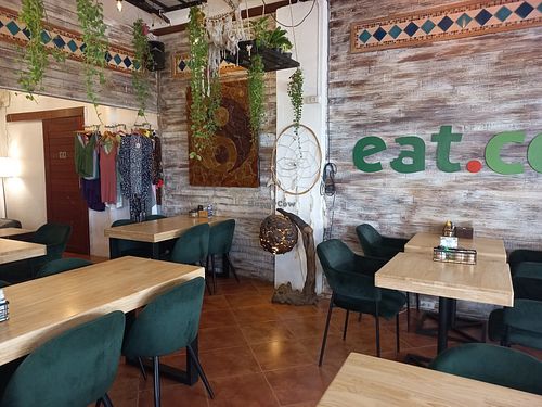 Interior after refurb at Eat.Co in Koh Phangan