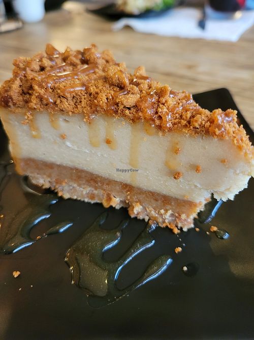 Salted caramel cheesecake... Yum 😋 at Eat.Co in Koh Phangan