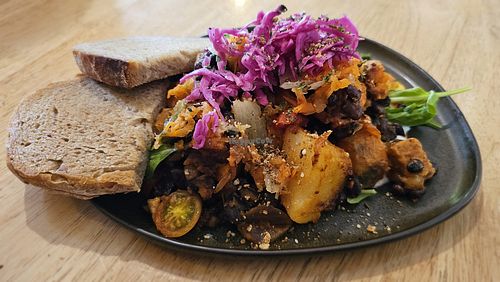 Breakfast hash at Eat.Co in Koh Phangan