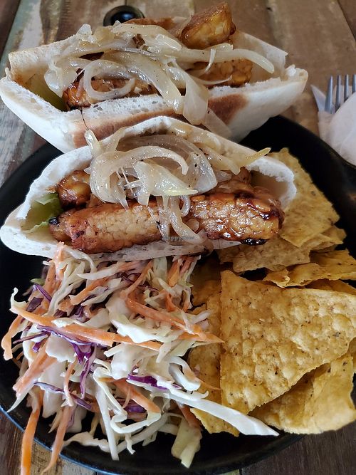 Teriyaki tempeh sandwich at Eat.Co in Koh Phangan