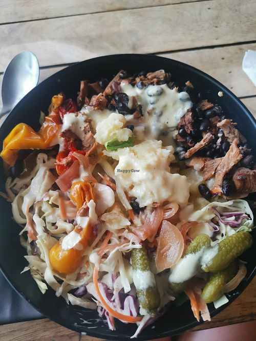 Meaty bowl ❤️ at Eat.Co in Koh Phangan