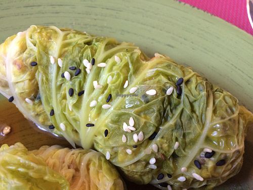 Cabbage Rolls at Pure Green Vegan in Adelaide