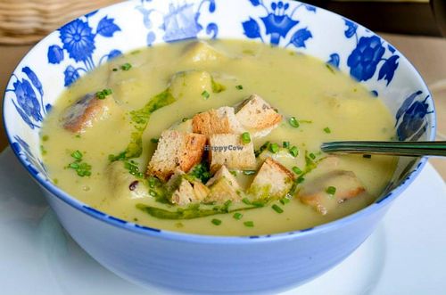 Vegetable cream at Vegetalia - Raval in Barcelona