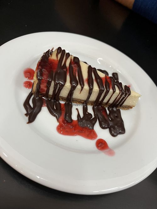 Cheesecake 😋  at Belzepub in Prague