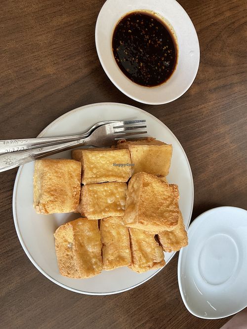 tahu sutra goreng  at Tahu Yun-Yi in Bandung