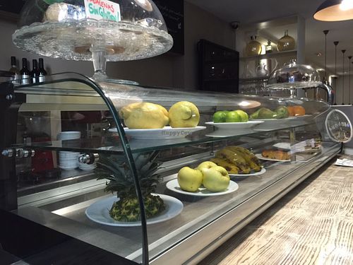 Vitrina at Happy Day Vegetariano in Barcelona