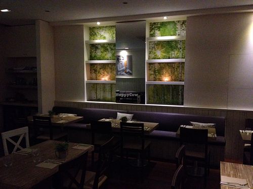 inside at Happy Day Vegetariano in Barcelona