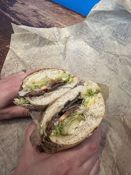 Sometimes I’m a vegetarian   at Ike's in Walnut Creek