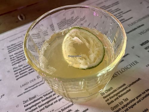 sparkling water at Cat Tuong in Berlin