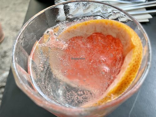 sparkling water at Cat Tuong in Berlin