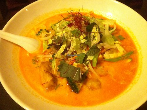vegan Vietnamese noodle soup  at Cat Tuong in Berlin