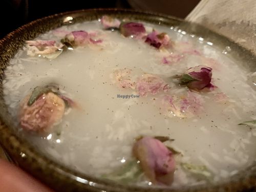 rose rice coconut tea 🥥 at Cat Tuong in Berlin