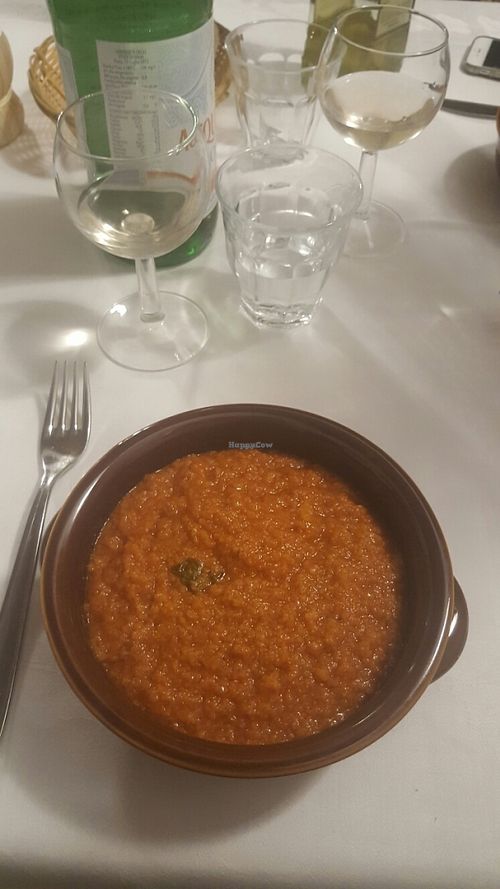 Tomatoe bread soup  at Trattoria Enzo e Piero in Florence