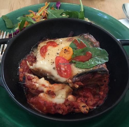vegan lasagna  at Pollen 185 in Unley
