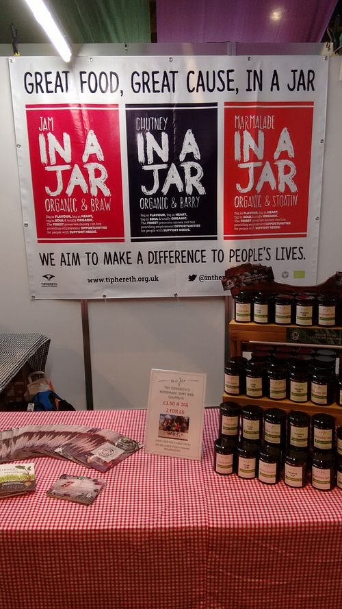 Great food for a great cauae at In a Jar in Edinburgh