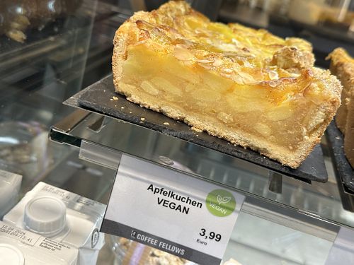 apple cake  at Coffee Fellows in Nuremberg
