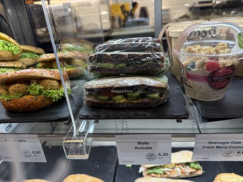 vegan sandwich  at Coffee Fellows in Nuremberg