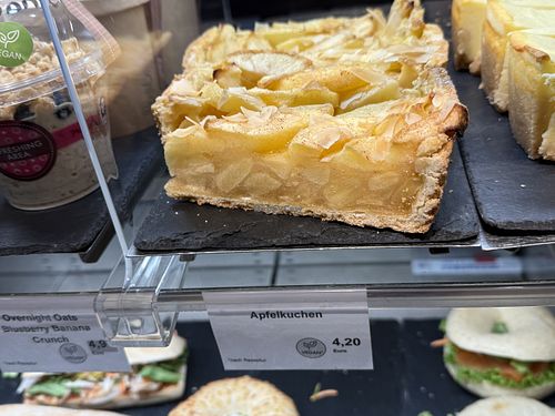 vegan cake  at Coffee Fellows in Nuremberg