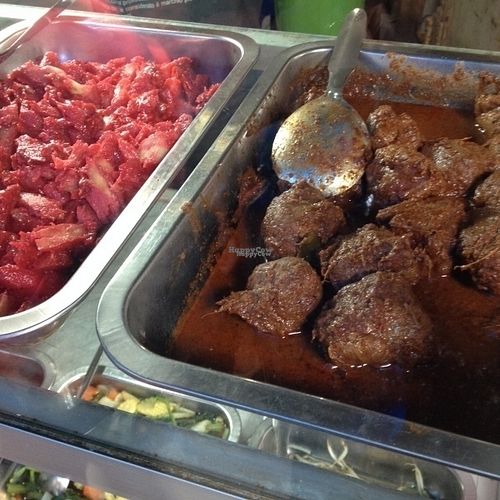 Meat replacements  at Vegetarian Restaurant in Jakarta