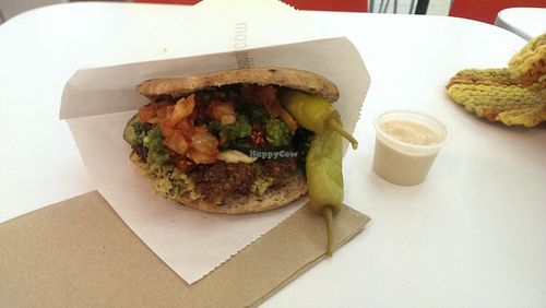 falafel pita  at Amsterdam Falafelshop - L'Enfant Plaza in Washington